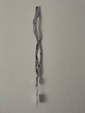 Vera Bradley White and Black Penguin Lanyard